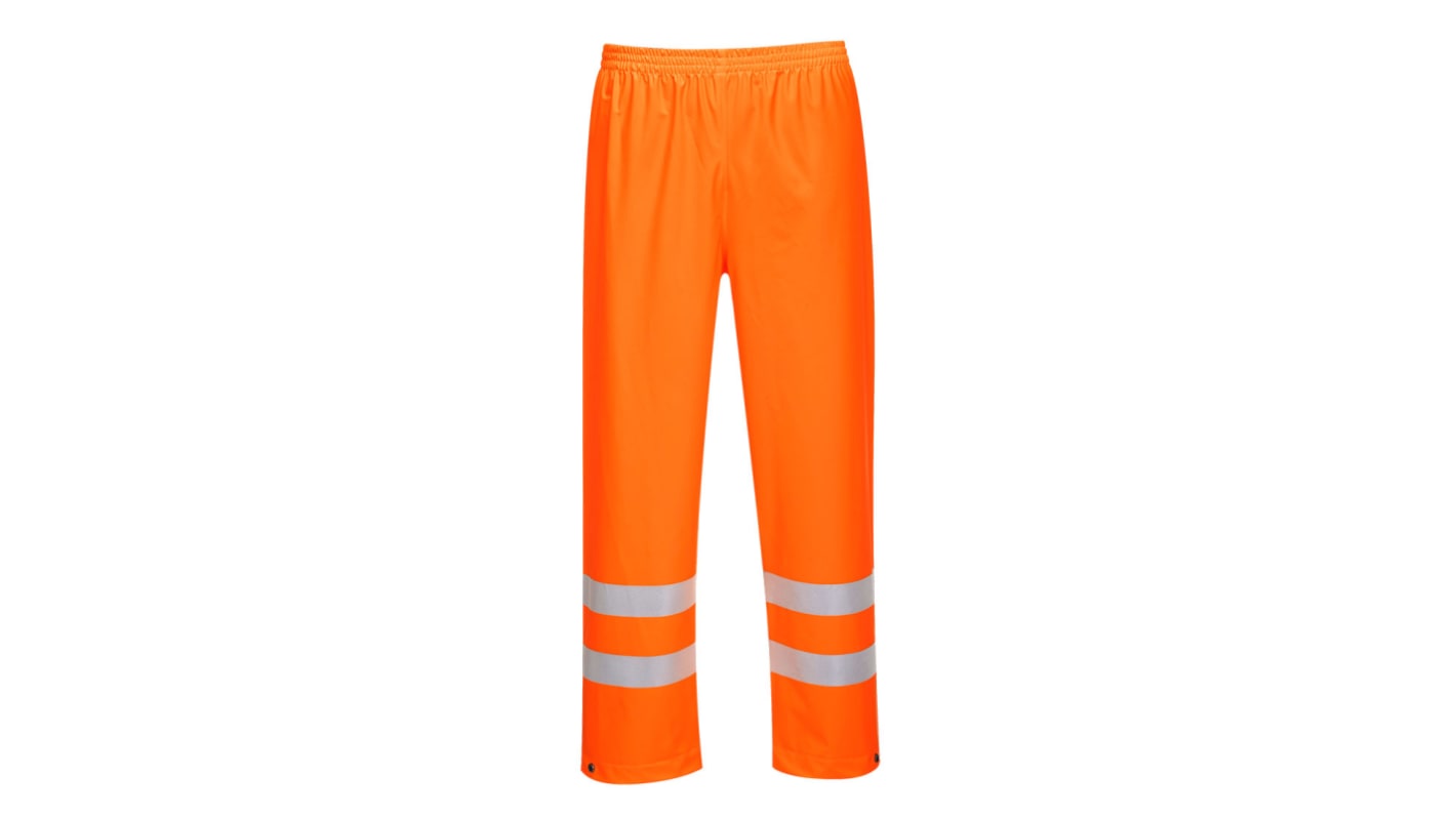 Portwest S493Y Yellow Waterproof Hi Vis Trousers, 42in Waist Size