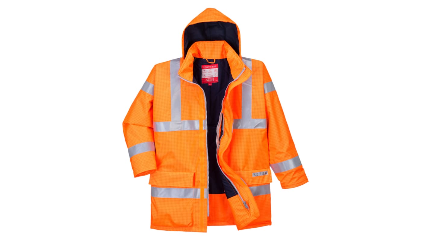 Portwest S778Y Yellow Unisex Hi Vis Jacket, M