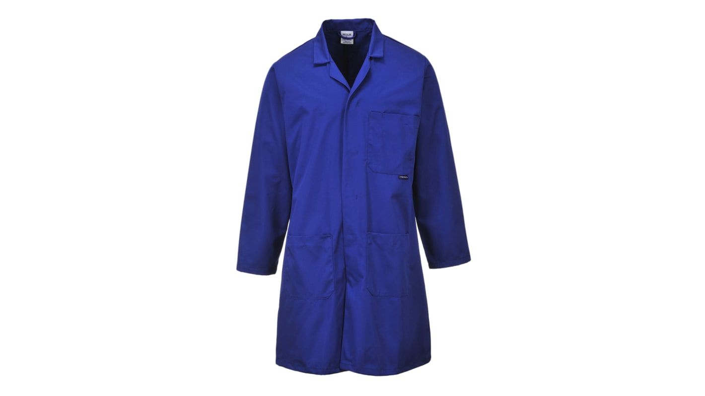 Portwest Royal Blue Unisex Lab Coat, 3XL