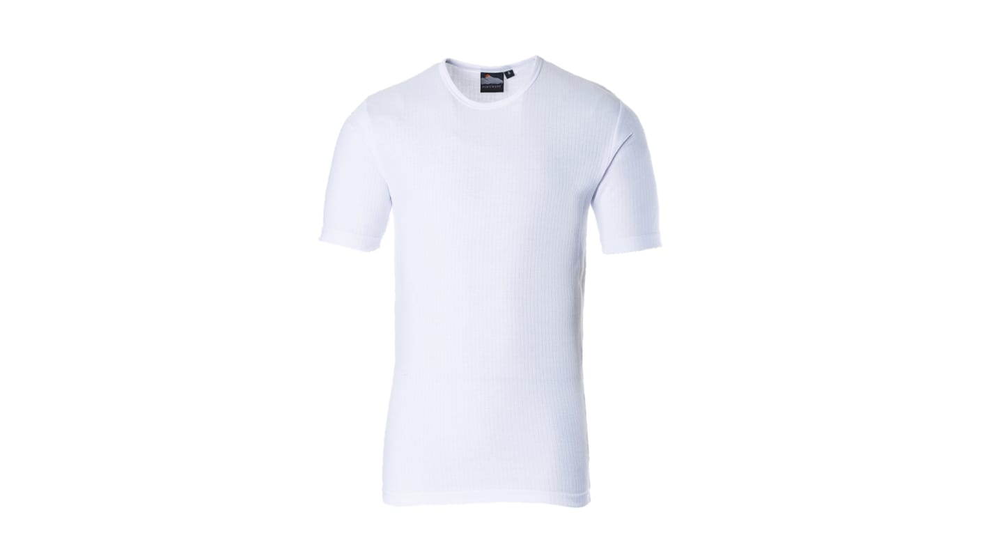 Portwest T-Shirt T-Shirt, Baumwolle, Polyester Weiß, Größe XXL