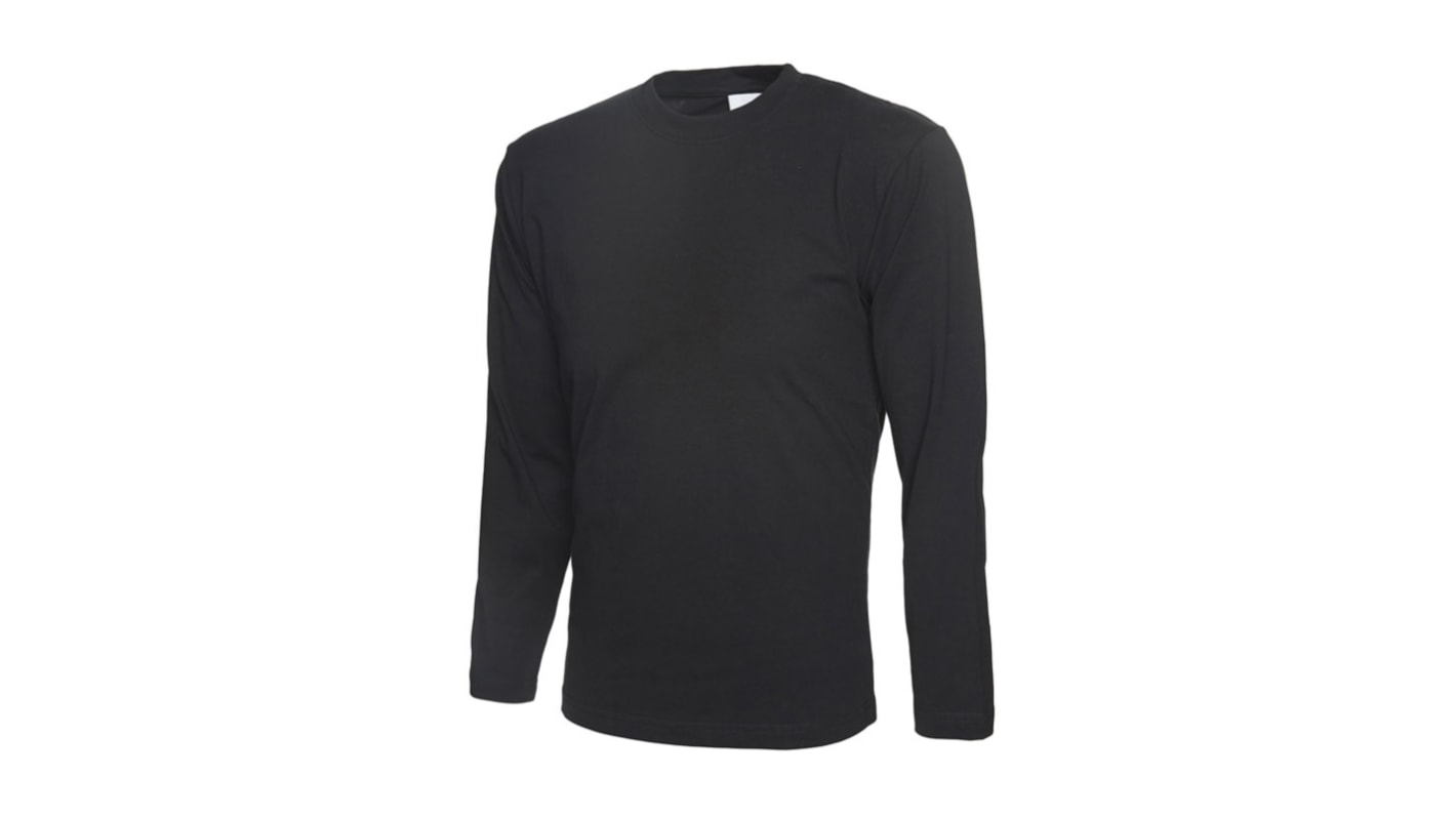 Uneek Black T-Shirt, EUR- XL