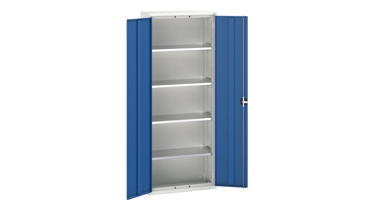 Bott 2 Door, 0 Drawer Sheet Steel Floor Standing Cupboard, 800 x 350 x 2000mm