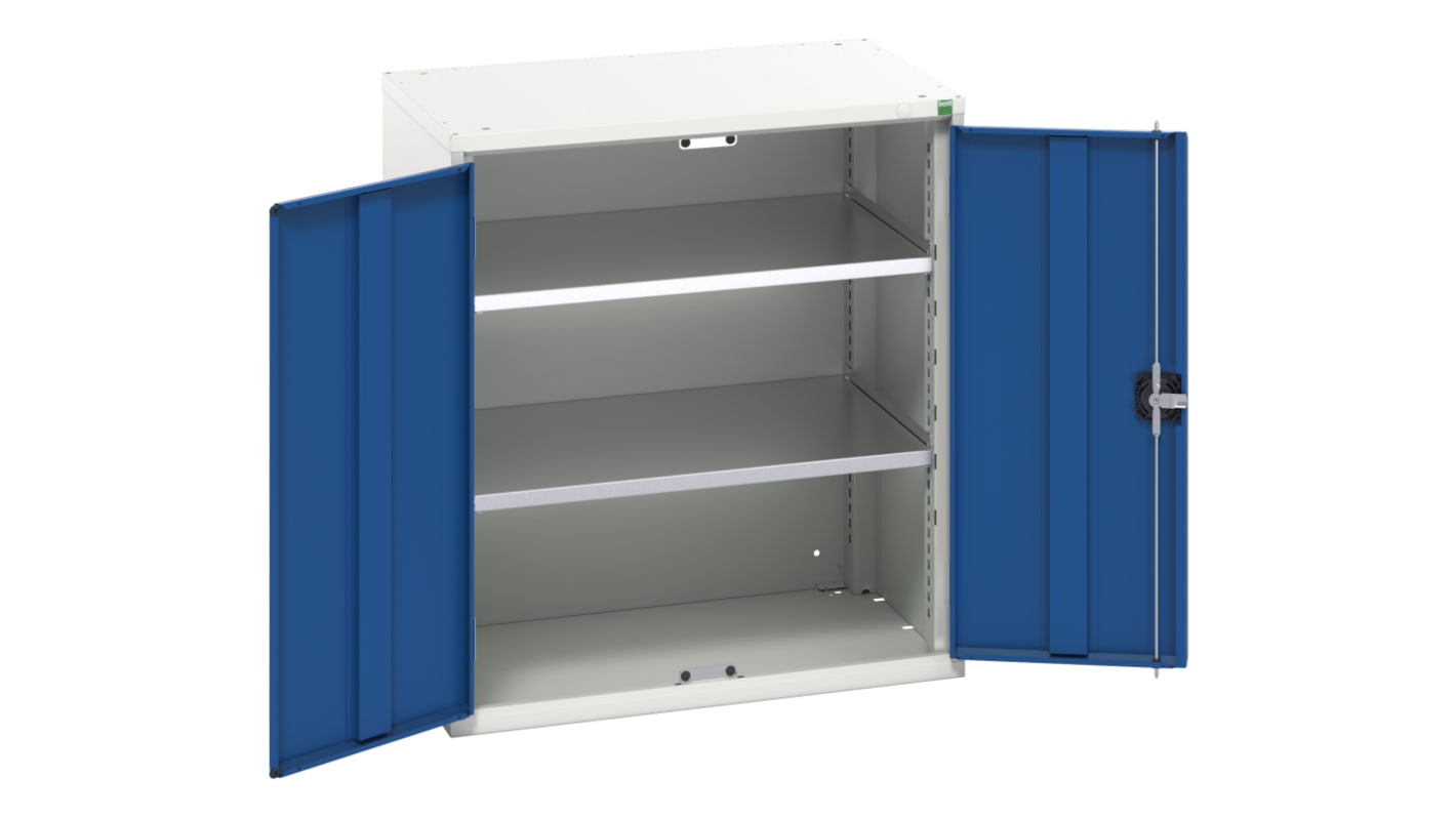 Bott 2 Door, 0 Drawer Sheet Steel Floor Standing Cupboard, 800 x 550 x 900mm