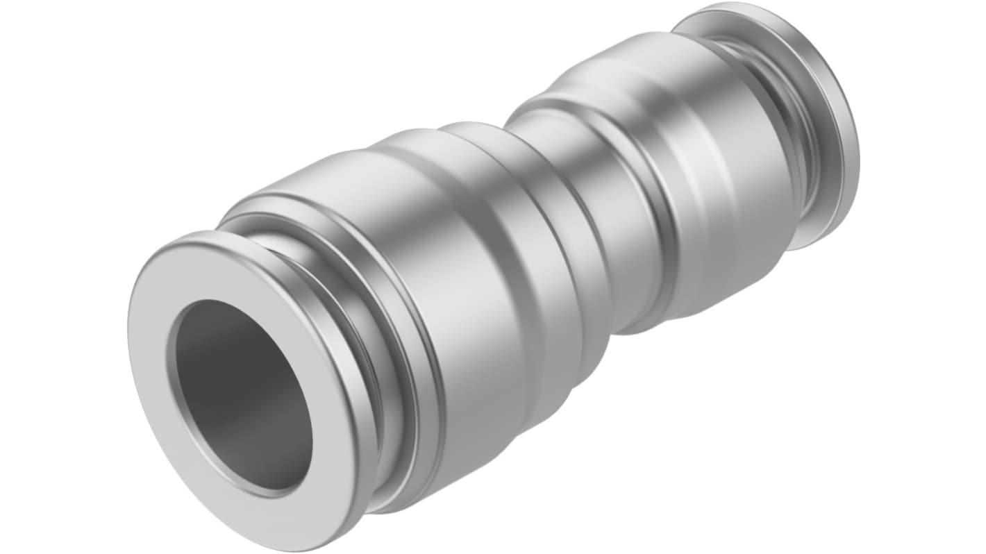 Festo NPQR 8085706 10 mm x 10 mm Gerader Einsteckadapter, Rohr-zu-Rohr