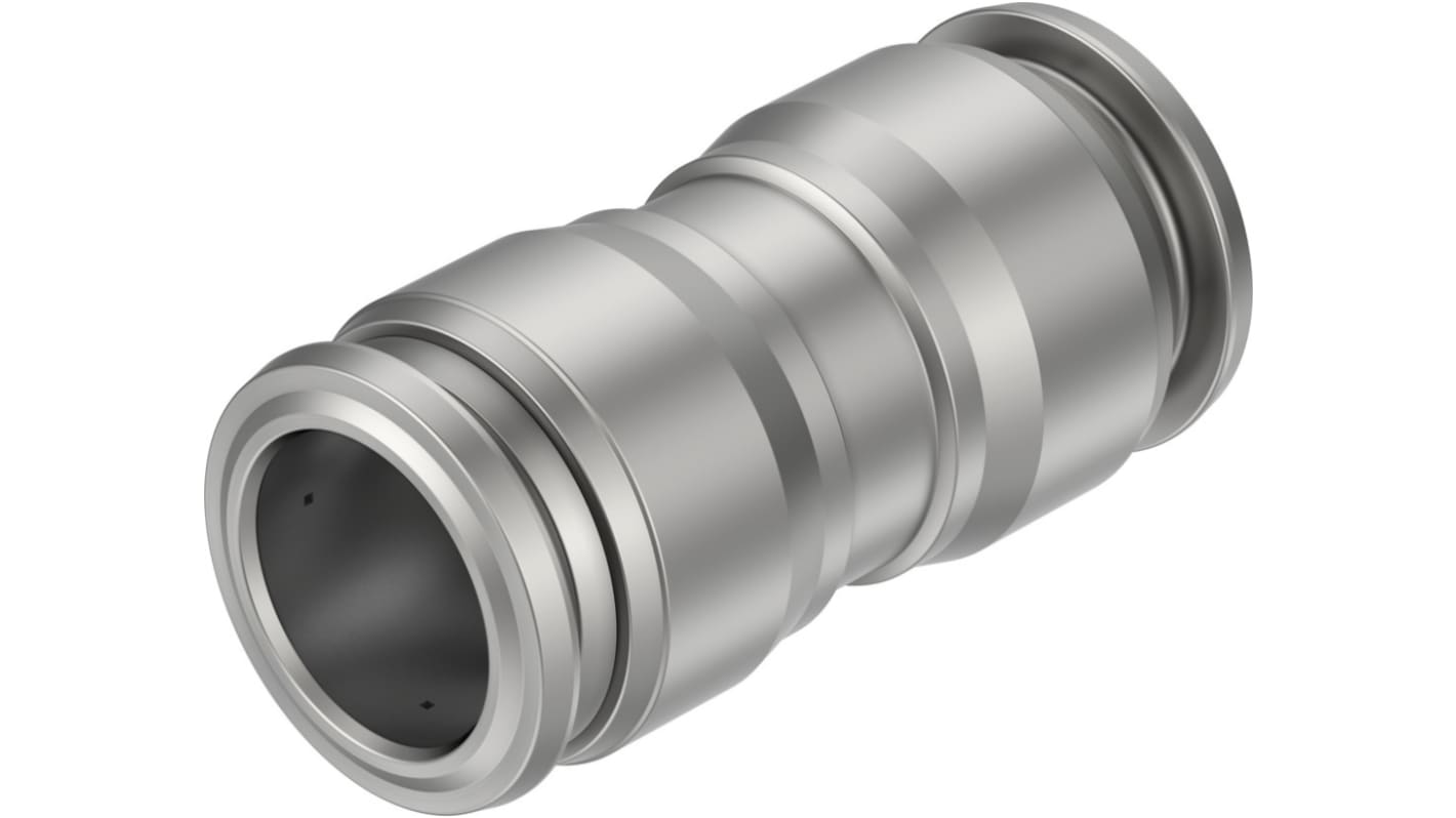 Festo NPQR Series Straight Tube-to-Tube Adaptor, M14 to M14, Tube-to-Tube Connection Style, 8085702