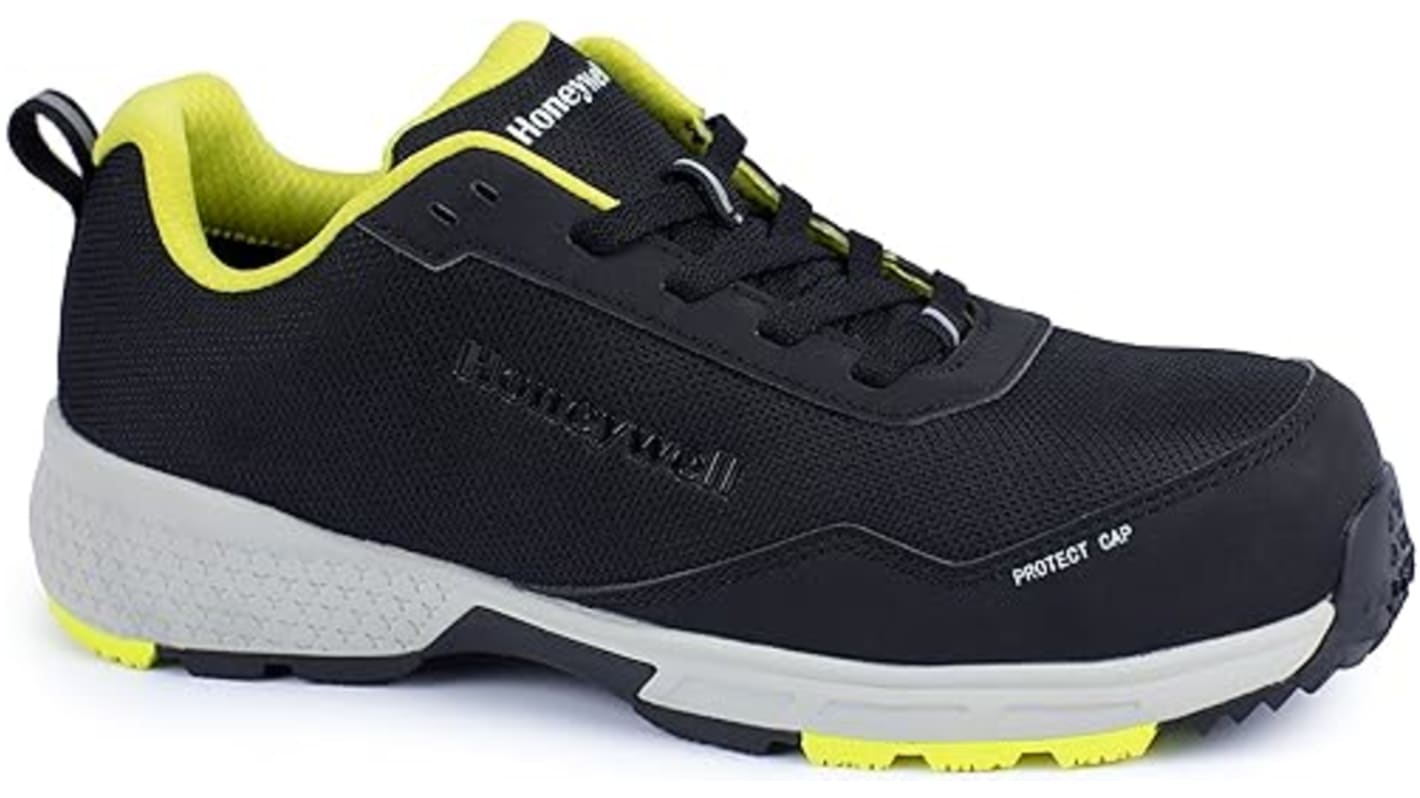 Honeywell Safety STARTER Unisex Black Yellow Composite Toe Capped Safety Trainers