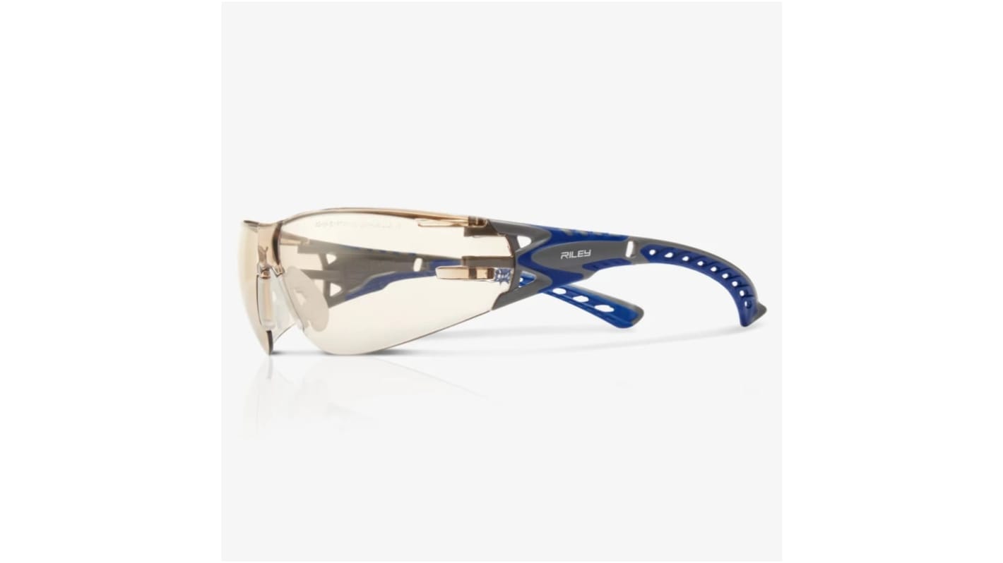 Riley STREAM EVO ECO Anti-Mist UV Safety Glasses, LED Polycarbonate Lens, Vented