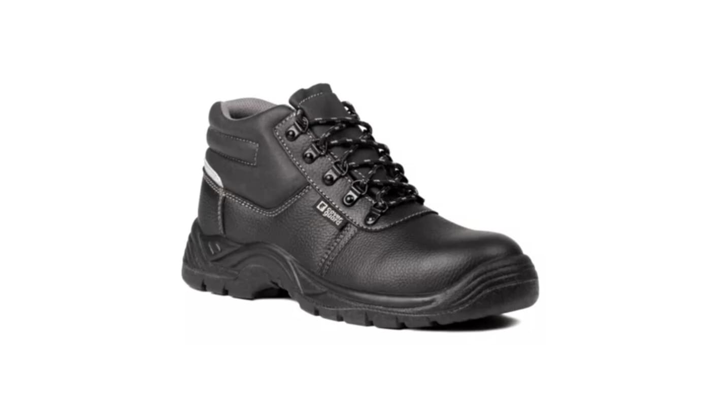 Coverguard 9AGH010 Black Steel Toe Capped Unisex Safety Shoe, UK 3, EU 36