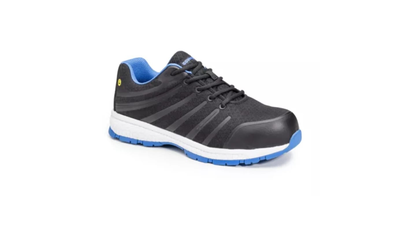 9GAL120041 Coverguard 9GAL120 Unisex Black Composite Toe Capped Low safety shoes UK 6 EU 41 RS
