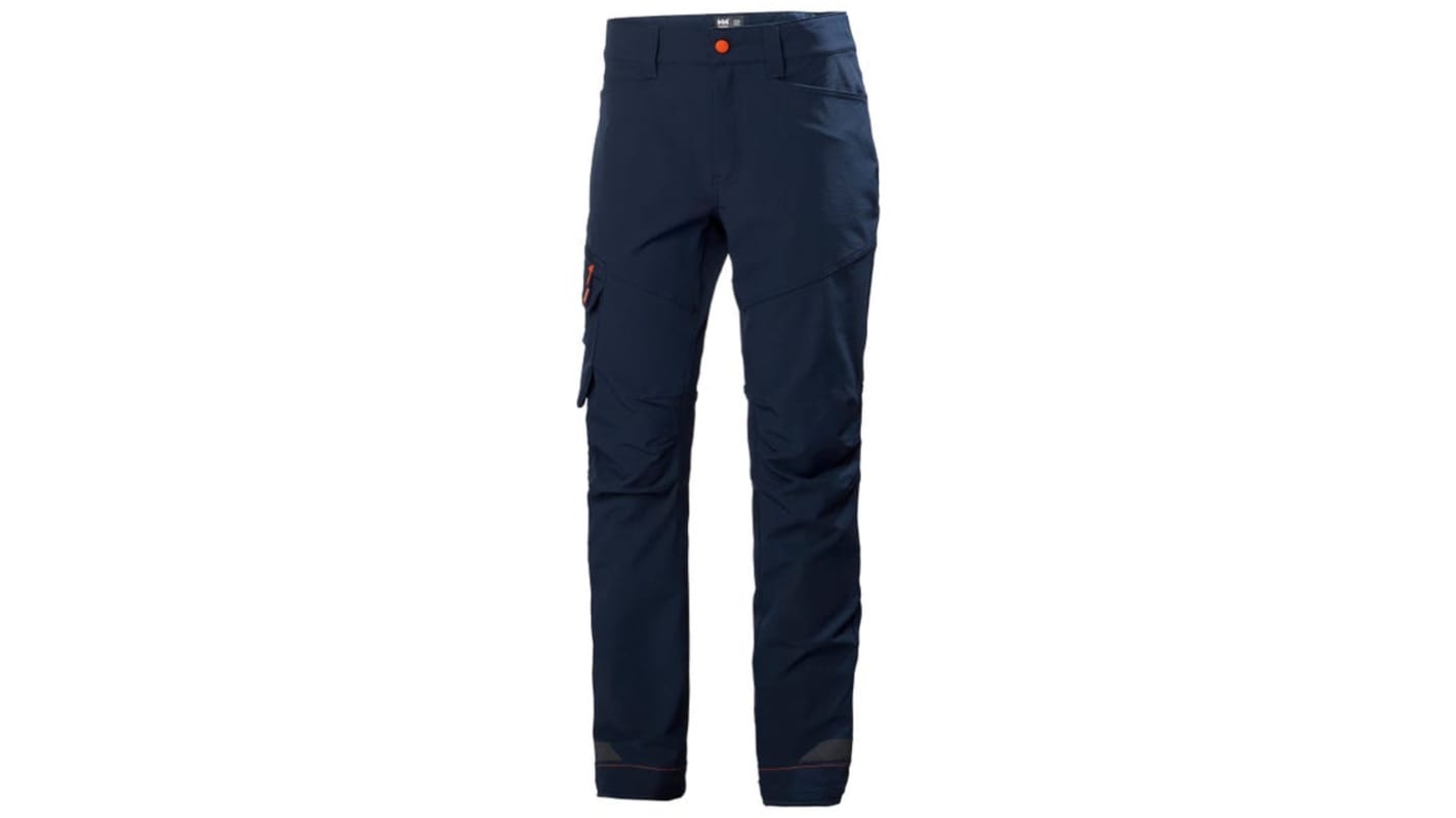 Pantaloni Kensington Blu Navy 6% Elastane, 94% Poliammide, lunghezza 75cm Leggeri 35poll 90cm
