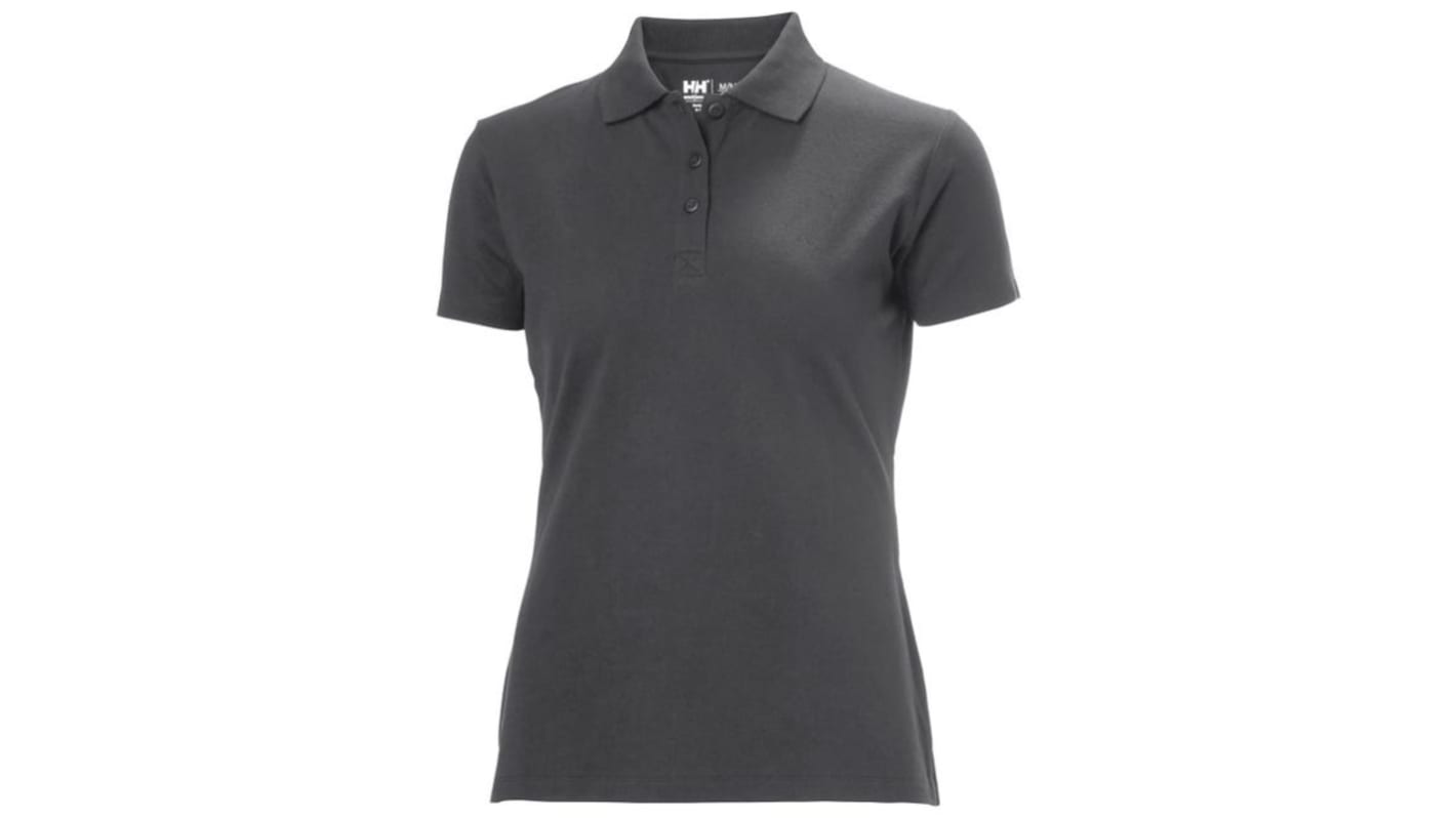 Helly Hansen Classic Dark Grey 100% Cotton Polo Shirt, UK- 3XL, EUR- 3XL