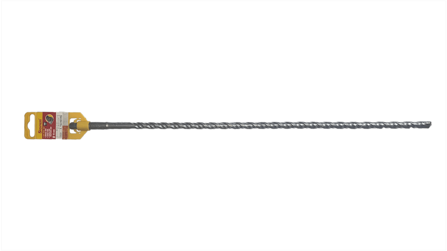 Punta per trapano SDS Plus Starrett, Punta al carburo, Ø 10mm, lunghezza 460 mm