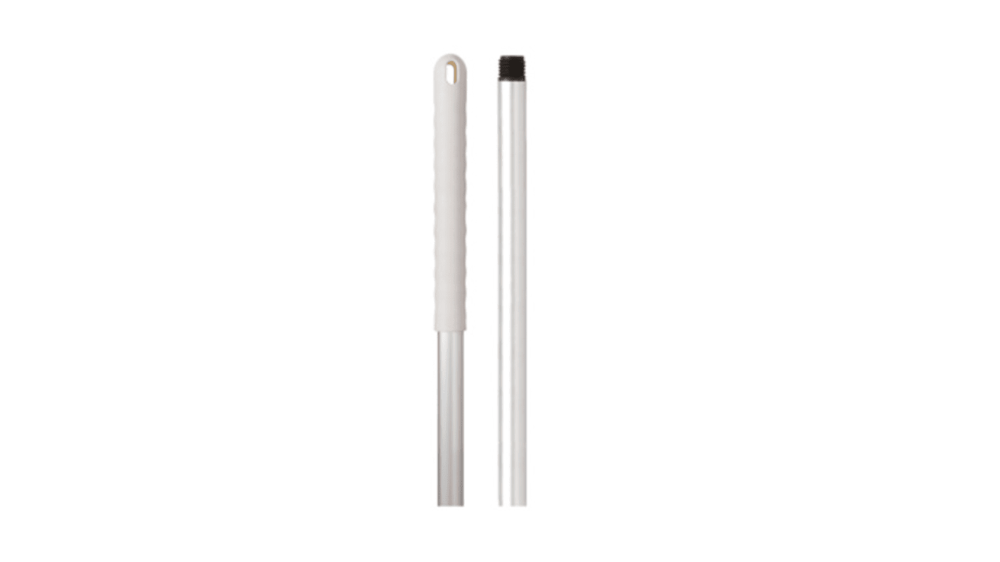 Robert Scott White Aluminium Handle, 1.37m, for use with Mops, Squeegees, Washable Brushware