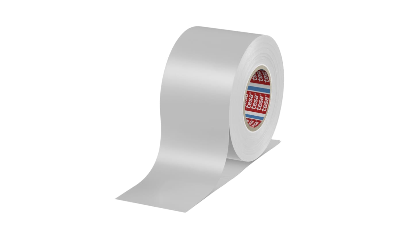 Tesa 4163 White Soft PVC Electrical Insulation Tape, 50mm x 33m