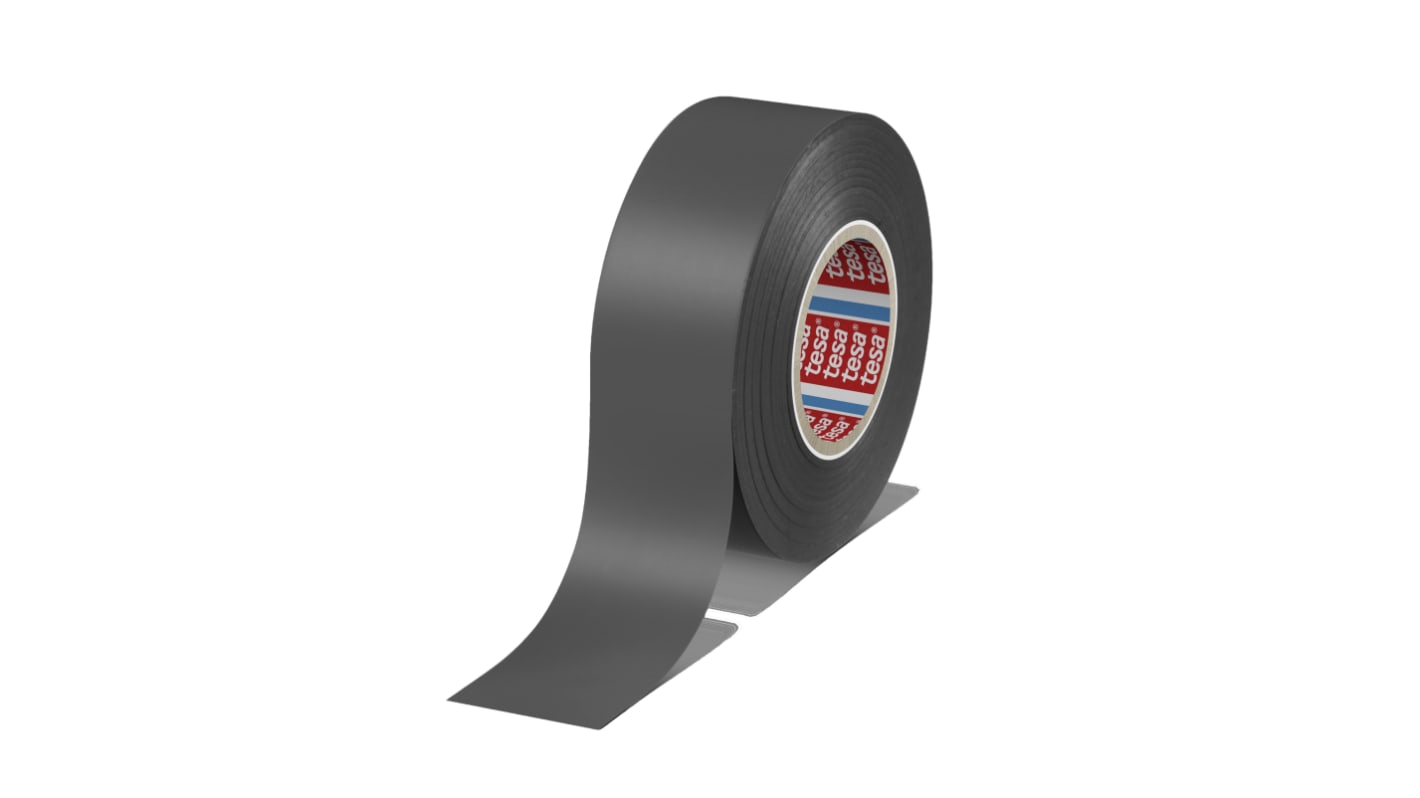 Tesa 4163 Grey Soft PVC Electrical Insulation Tape, 30mm x 33m