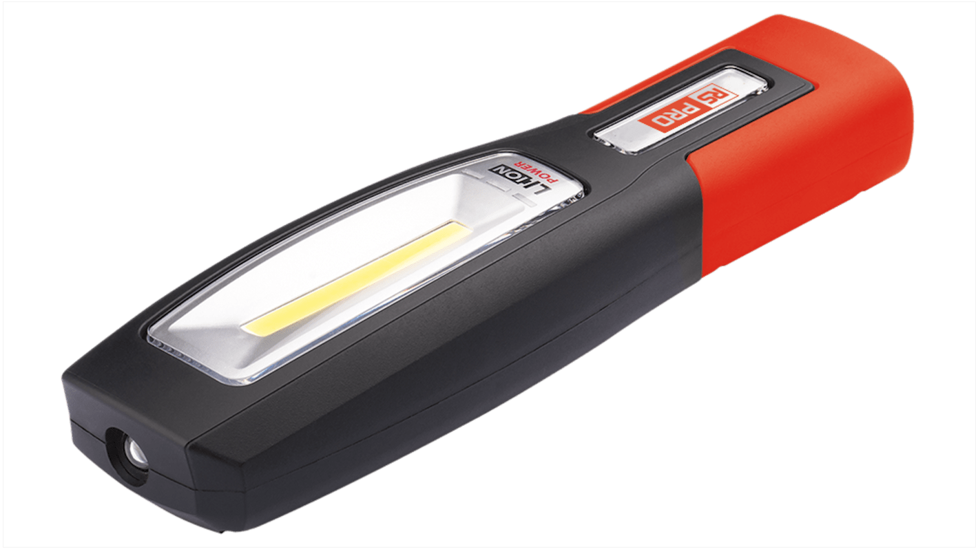 RS PRO Rechargeable LED Work Light, 400 lm, USB-C Plug, 5 V, IP54