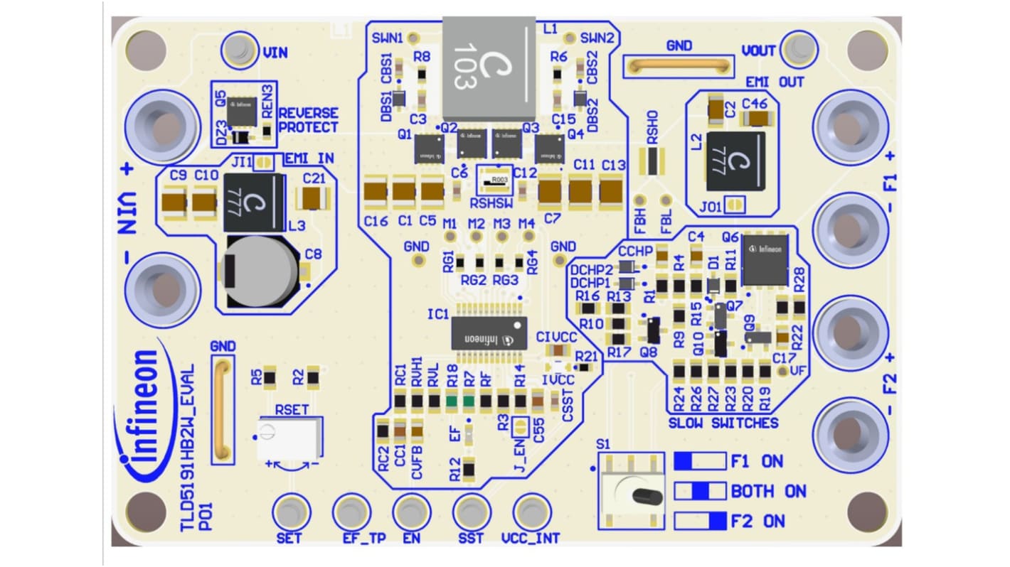 Infineon TLD5191HB2WEVALTOBO1 Dev Kit