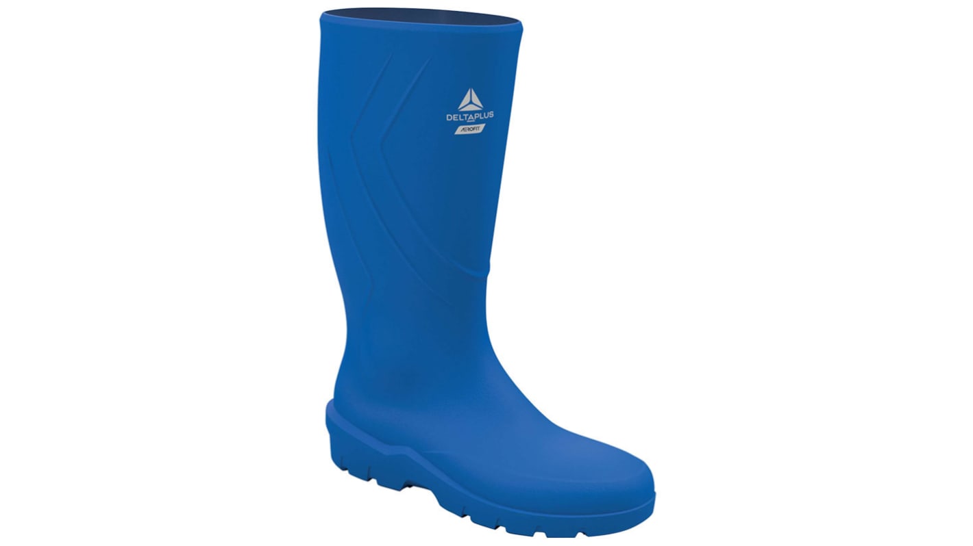 Delta Plus AEROFOOD EN20345 S4, Unisex, Sicherheitsstiefel Blau mit Edelstahl-Schutzkappe , Größe 41 / UK 7