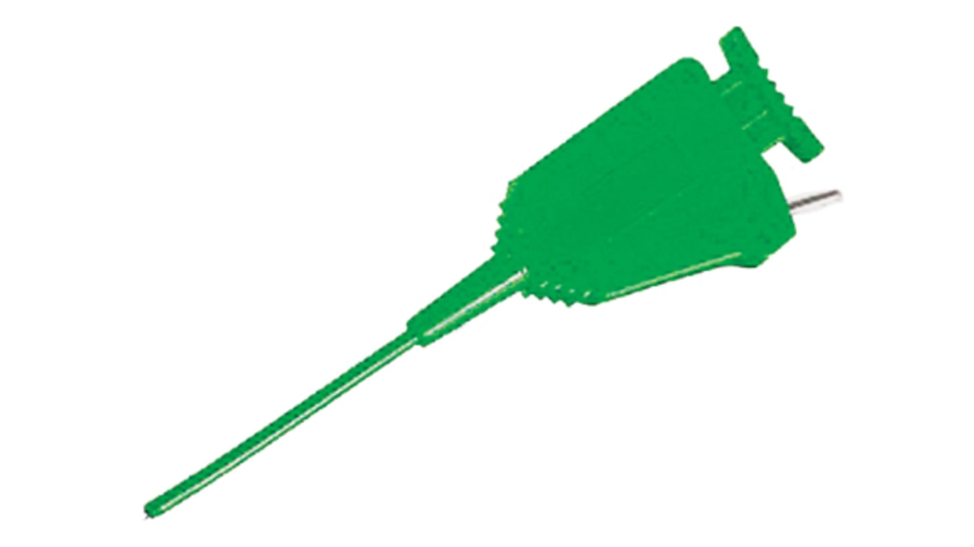 Pomona 6606-100-V Minitestklemme, Grün