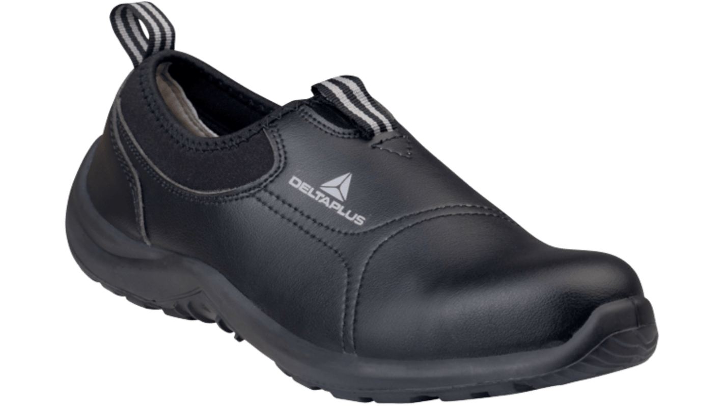 Delta Plus MIAMI S2 SRC Unisex Black Stainless Steel Toe Capped Safety Shoes, UK 5, EU 38