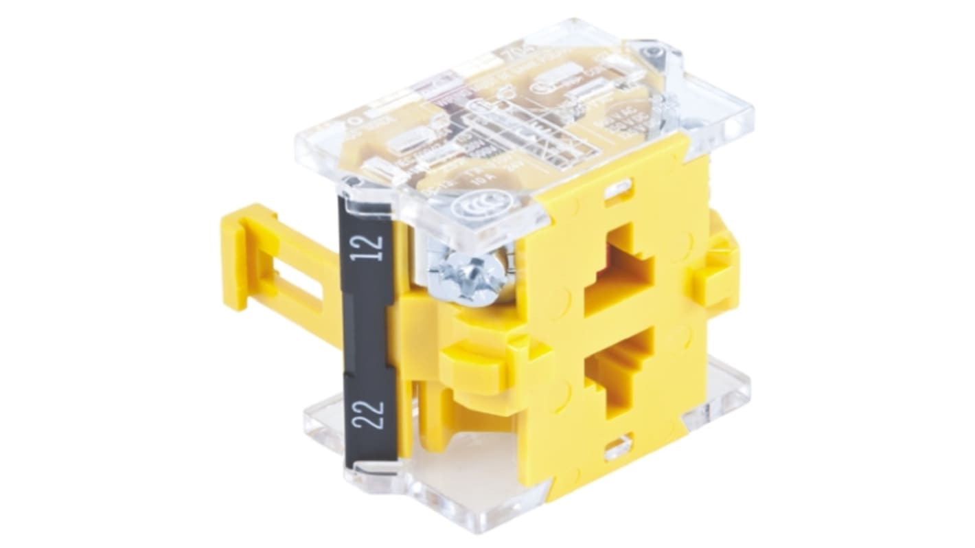 EAO Contact Block for Use with 04 Series, 500V ac, 1NC