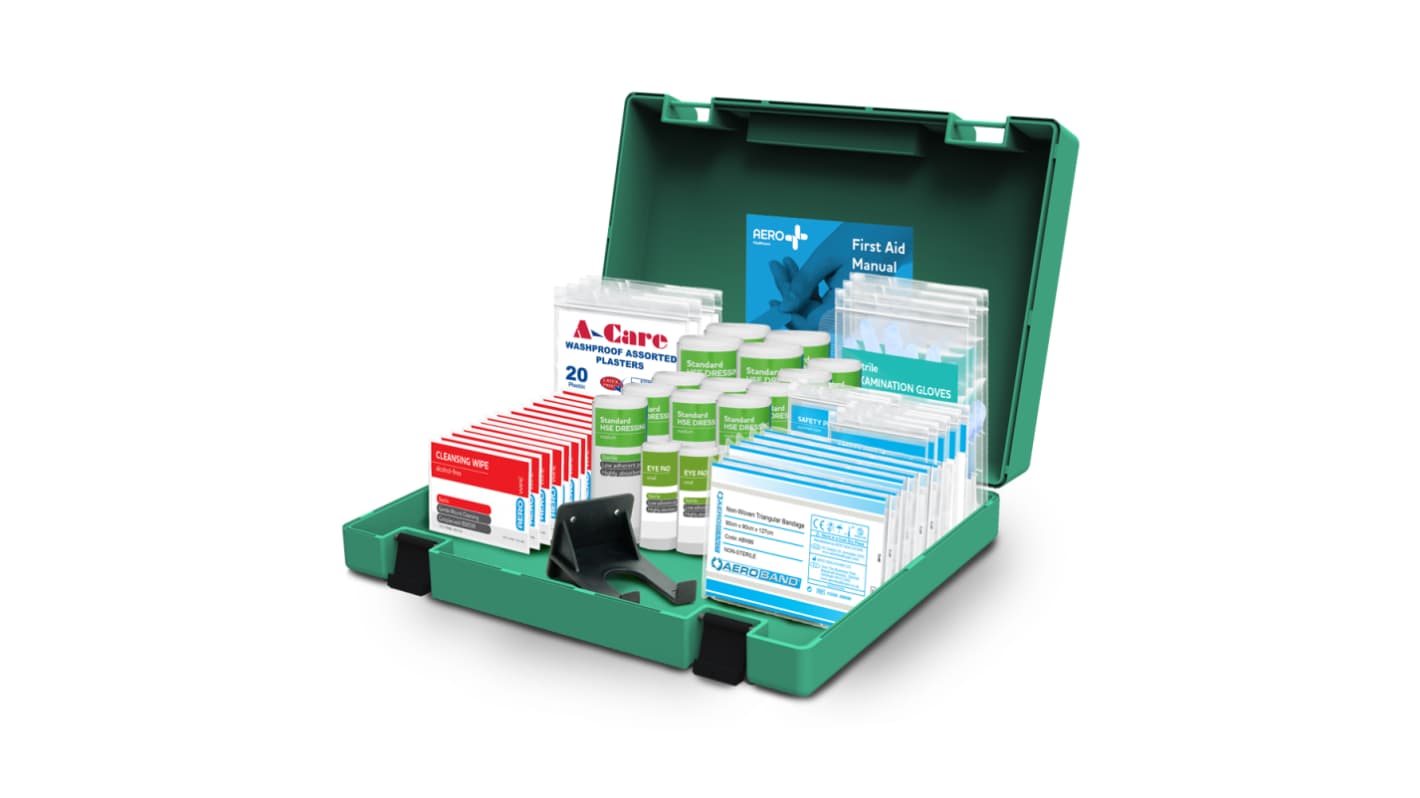 RS PRO First Aid Kit for 50 Person/People, Carrying Case