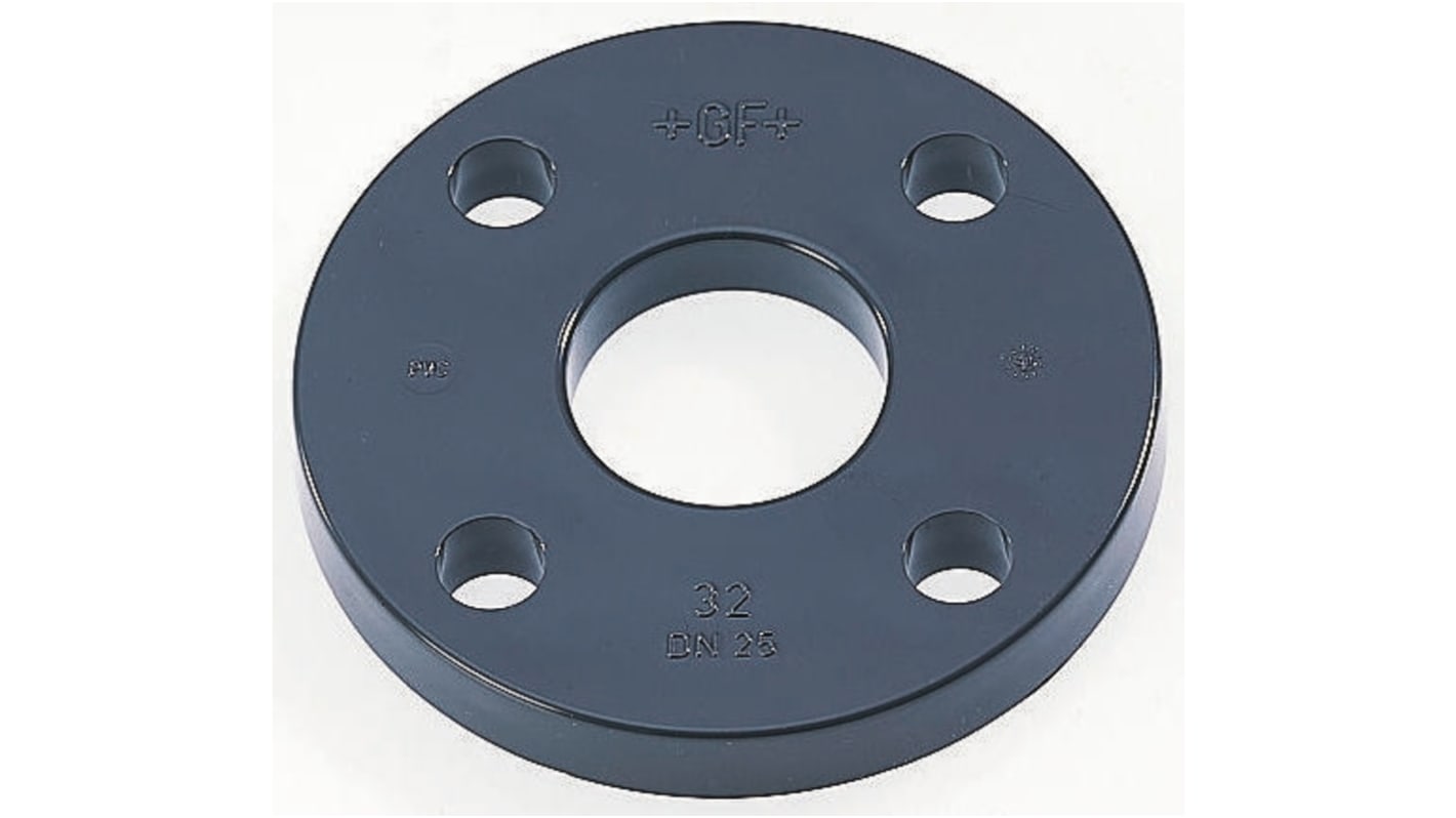 Georg Fischer Plastic Pipe Fitting Backing Flange, 1 1/2in