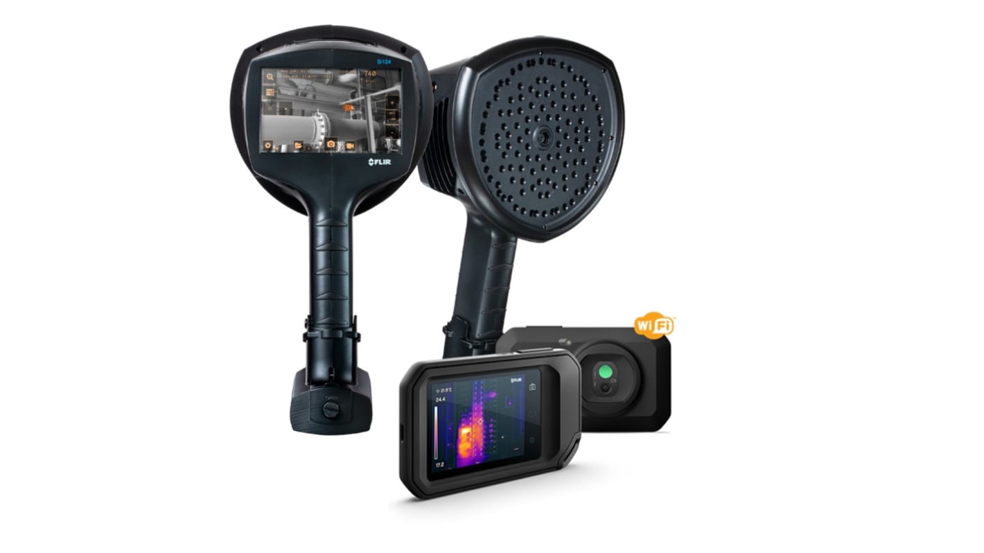 FLIR FLIR Si124-LD Plus + Flir C5 Bundle Ultraschall-Leckdetektor ±3 % Wiederaufladbarer Li-Ion-Akku 62 x 49° 800 x