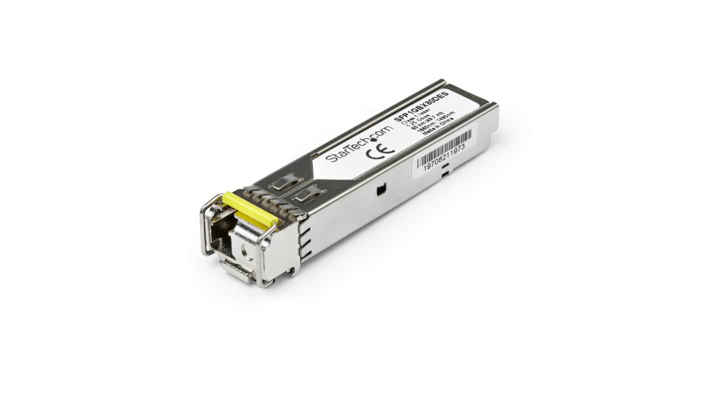 StarTech.com Dell EMC Compatible LC Single Mode SFP Transceiver Module, Full Duplex, 1000Mbit/s