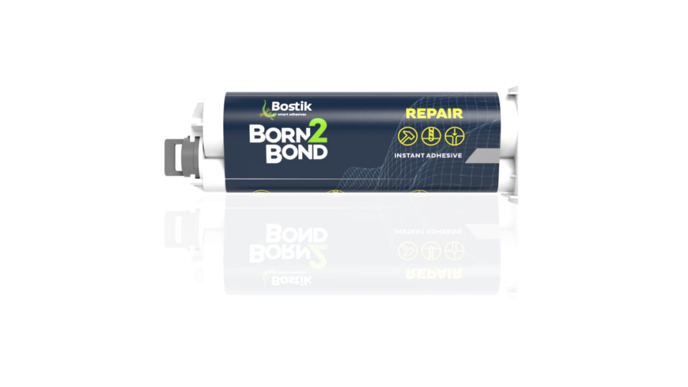 Adhésif instantané Bostik Born2Bond Repair, Gel, Cyanoacrylate, Blanc, 50 g