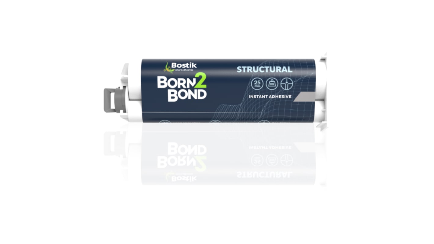 Bostik Born2Bond Structural Sofortklebstoff Cyanacrylat Gel transparent, Spritze 50 g