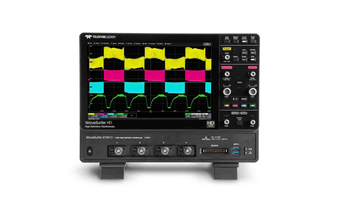 Teledyne LeCroy WaveSurfer 4104HD FULLY LOADED WaveSurfer 4000HD Series, 1GHz Bench Oscilloscope, 4 Analogue Channels -