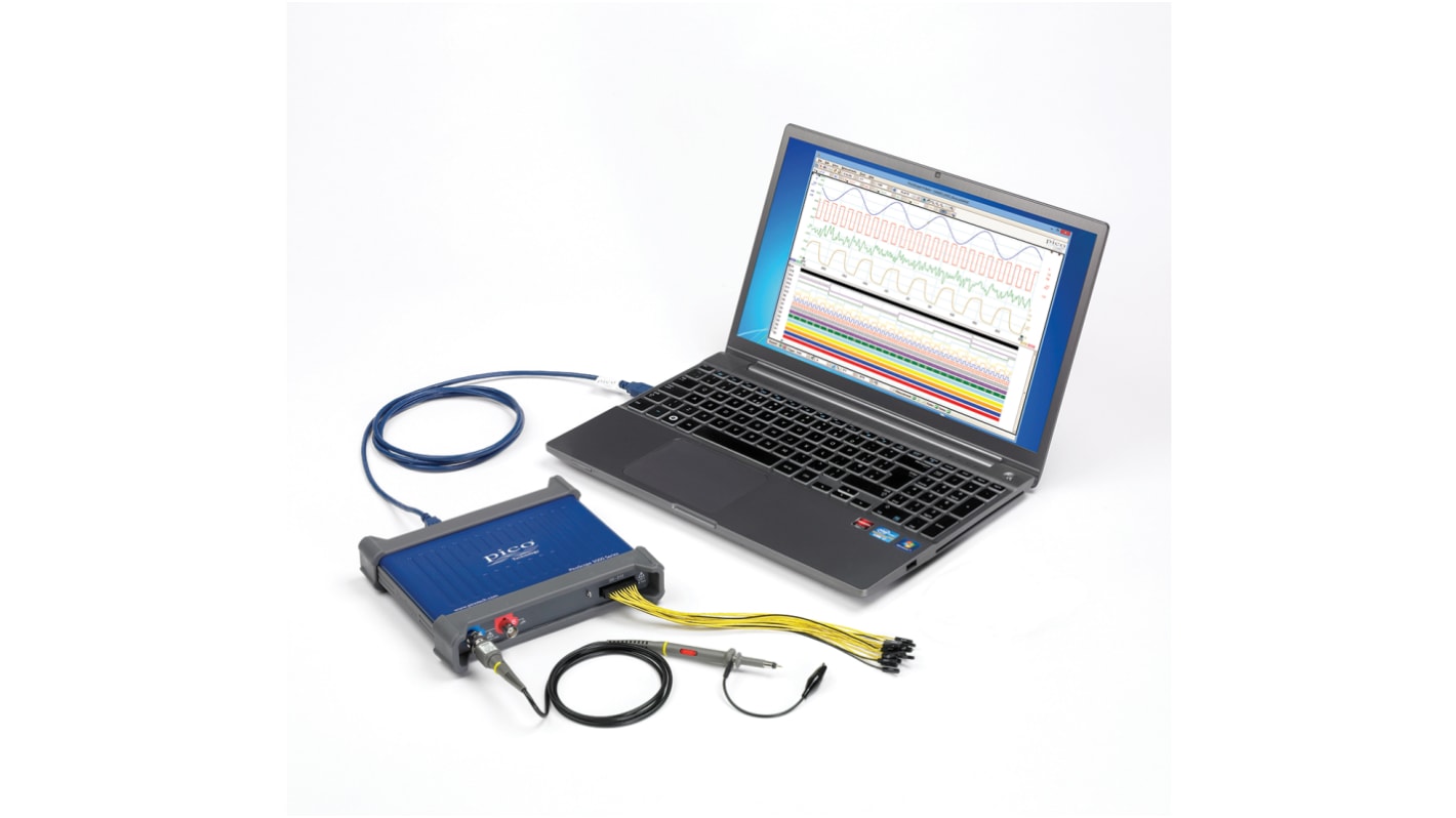 Pico Technology 3206D PicoScope 3000 Series, 200MHz PC Based Oscilloscope, 2 Analogue Channels - RS Calibrated