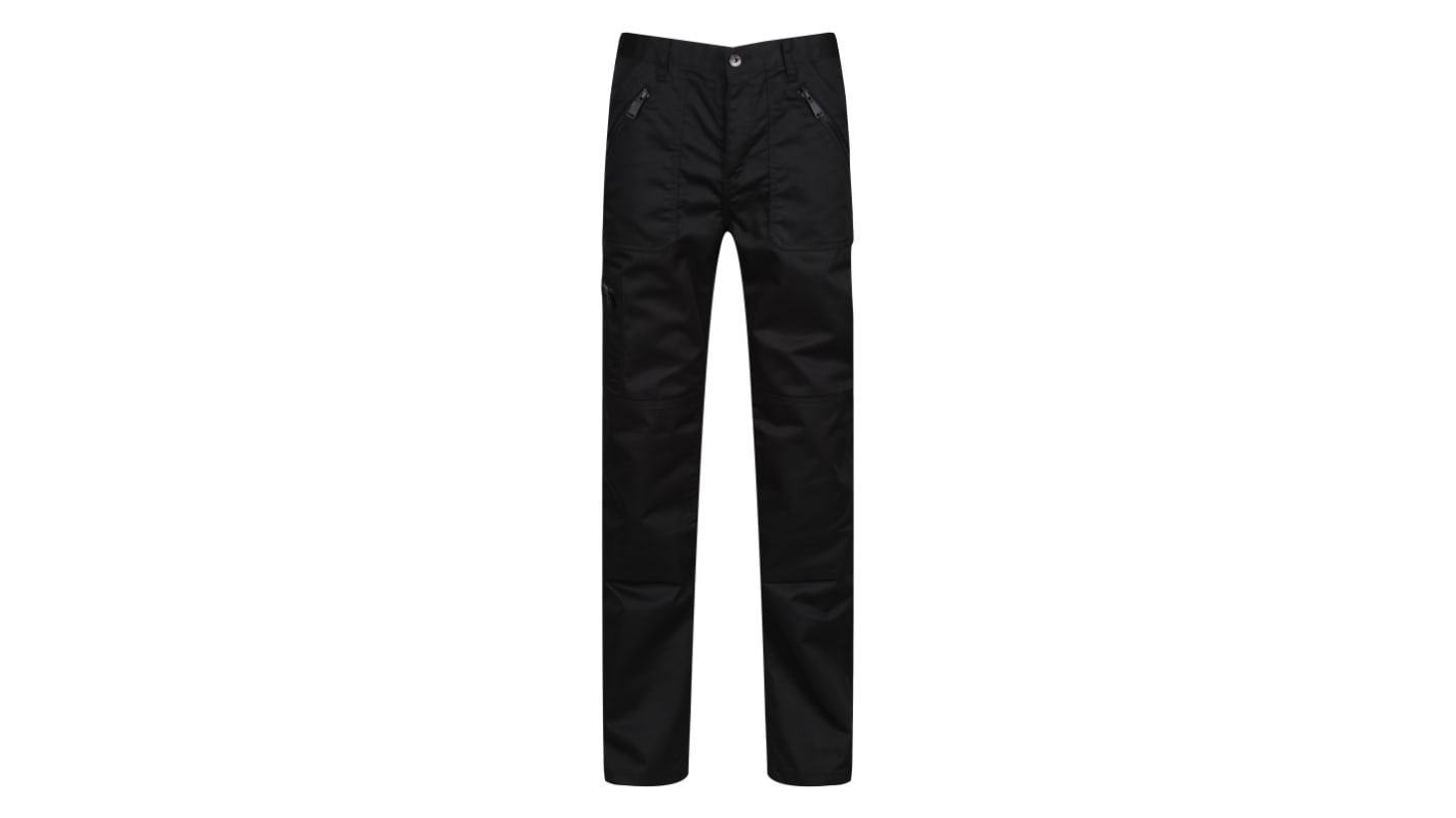 Trousers Pro Action Black - 32in Waist,