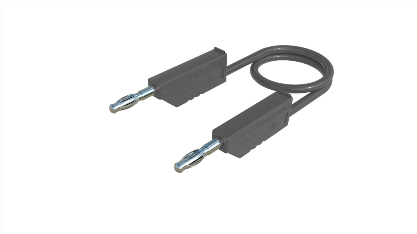 Hirschmann Test & Measurement Test Probes, 32A, 60V dc, Grey, 50cm Lead Length