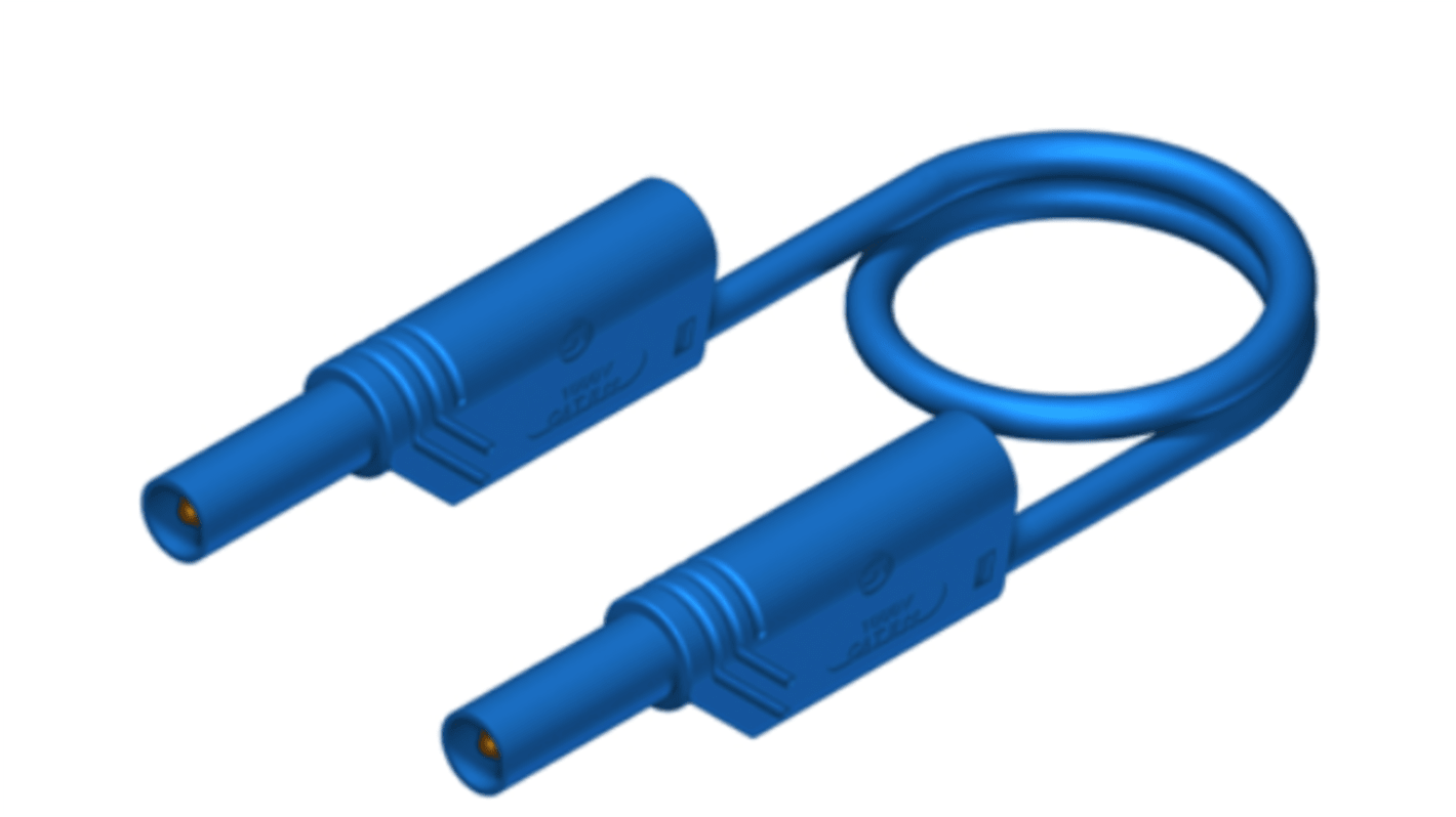 Hirschmann Test & Measurement Test Probes, 16A, 1kV, Blue, 2m Lead Length