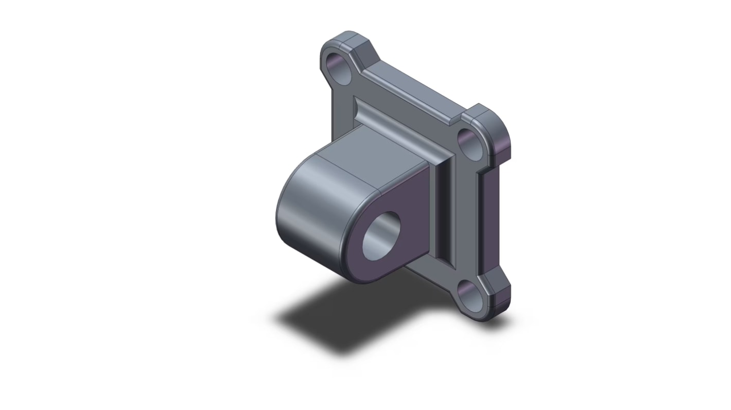 SMC Pivot Bracket CQ-C032, For Use With CQ2-Z Compact Cylinder, To Fit 32mm Bore Size
