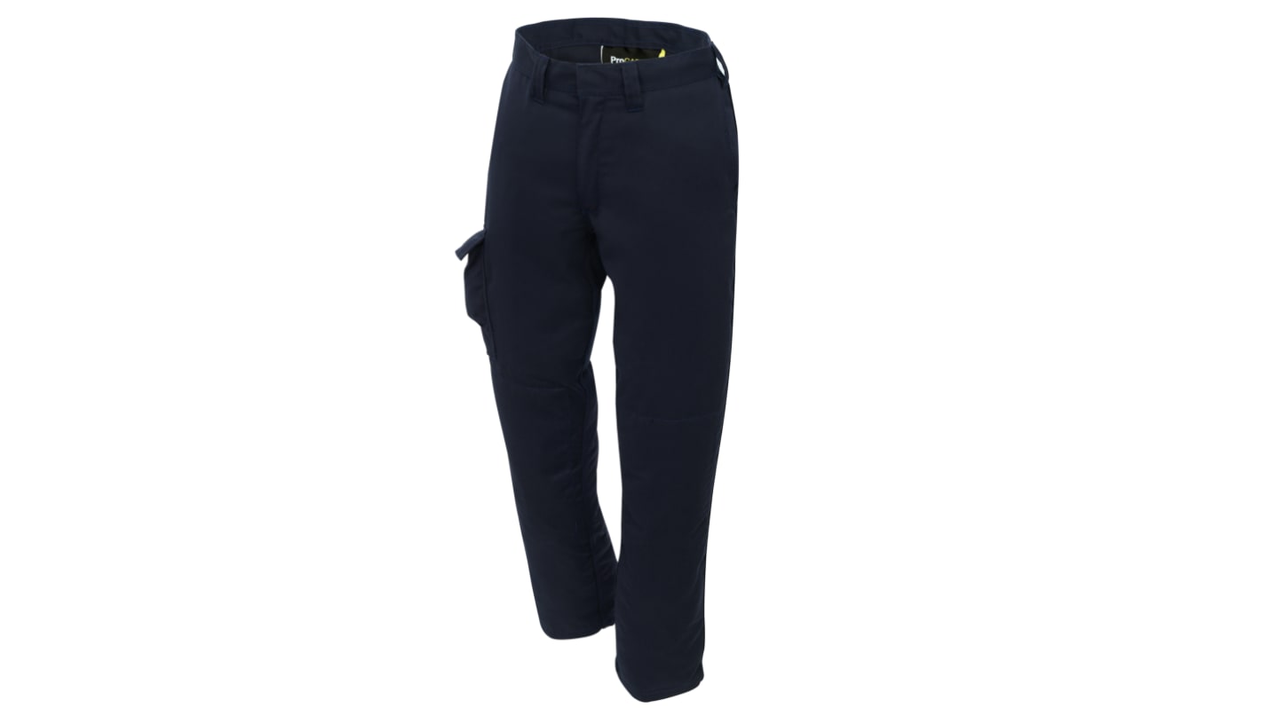 Pantalón para Hombre, pierna 30plg, Azul marino, Antiestático, Protección contra destello de arco, Tejido de jersey