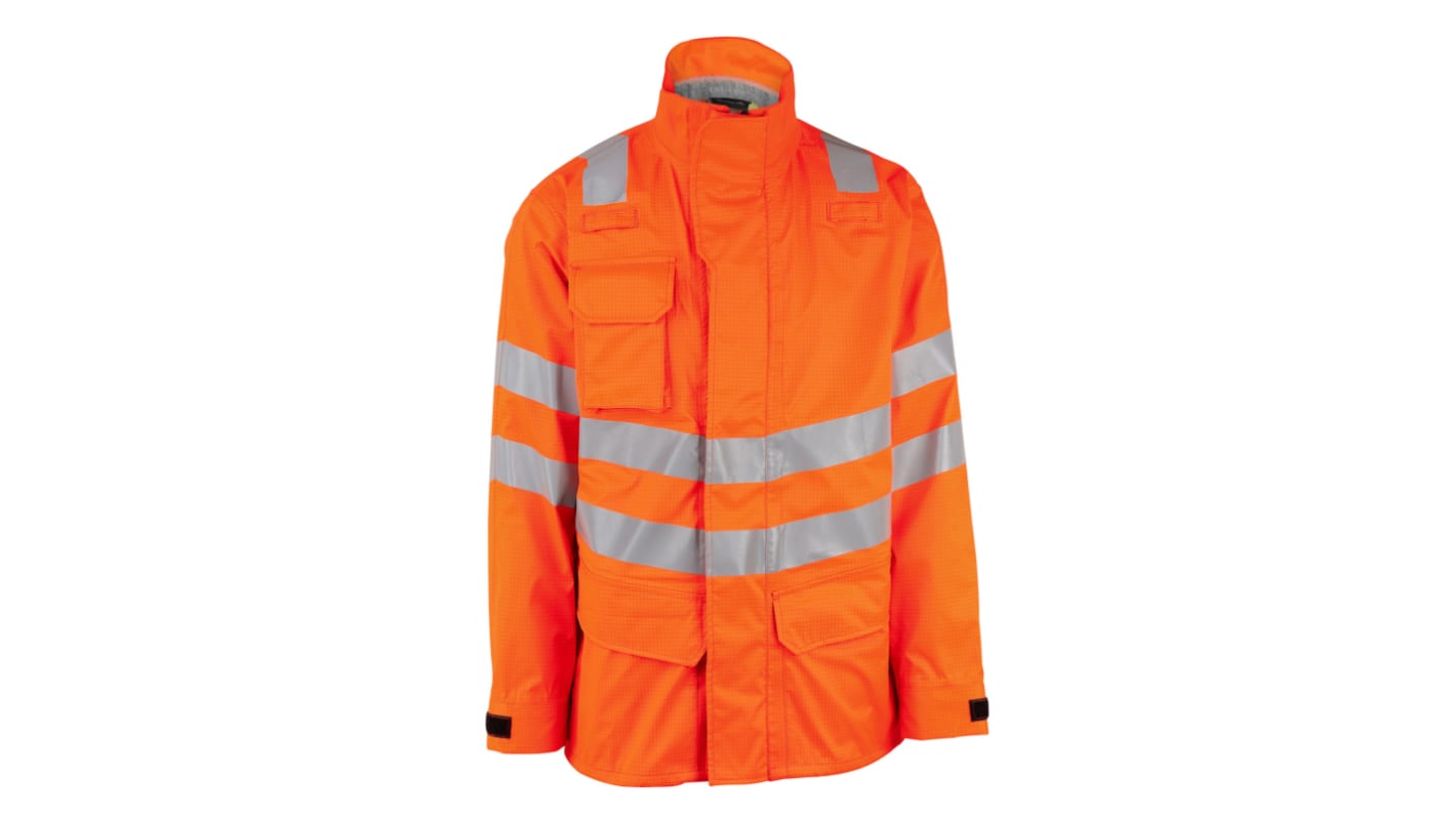 ProGARM 9140 Herren Jacke Gut sichtbar, wasserdicht Orange, Größe M