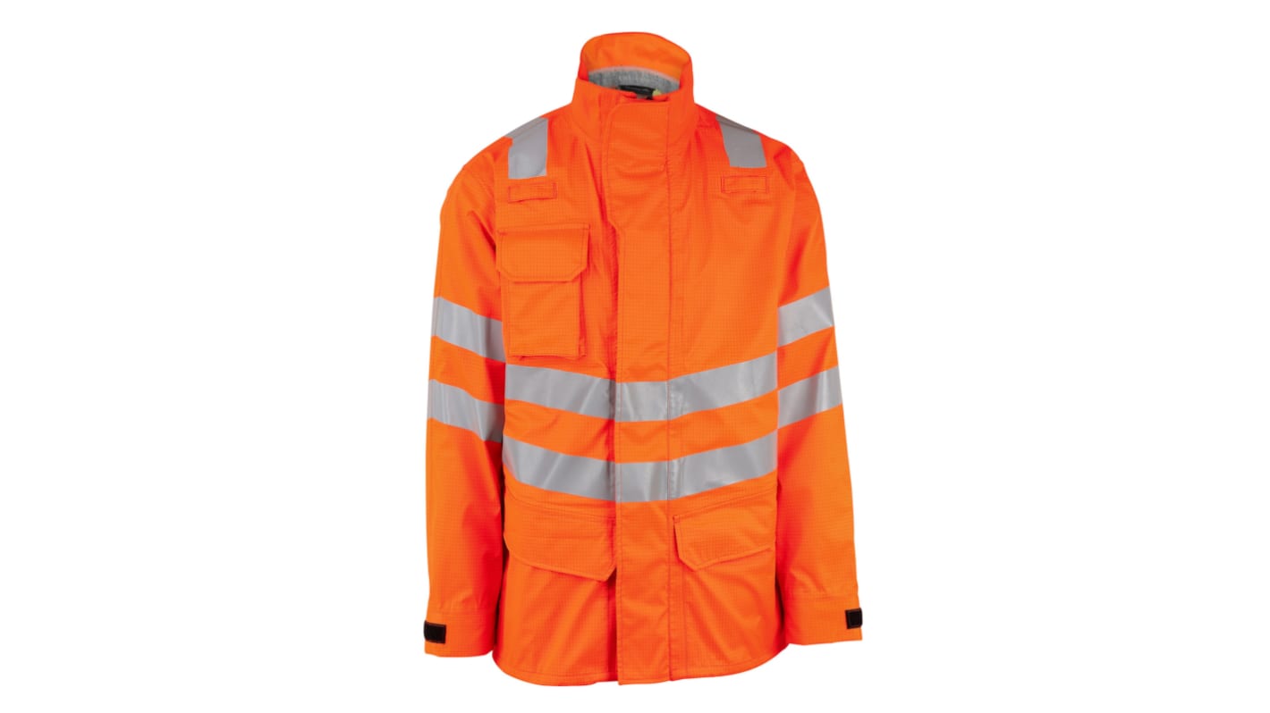 Chaqueta, Hombre, XL, Naranja, Alta visibilidad, impermeable 9140