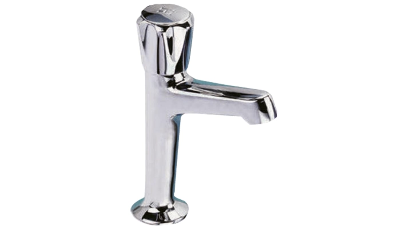 Pegler Yorkshire 黄铜水龙头, 高颈支柱水槽水龙头, 扭动把手, BSP, 1/2in接口
