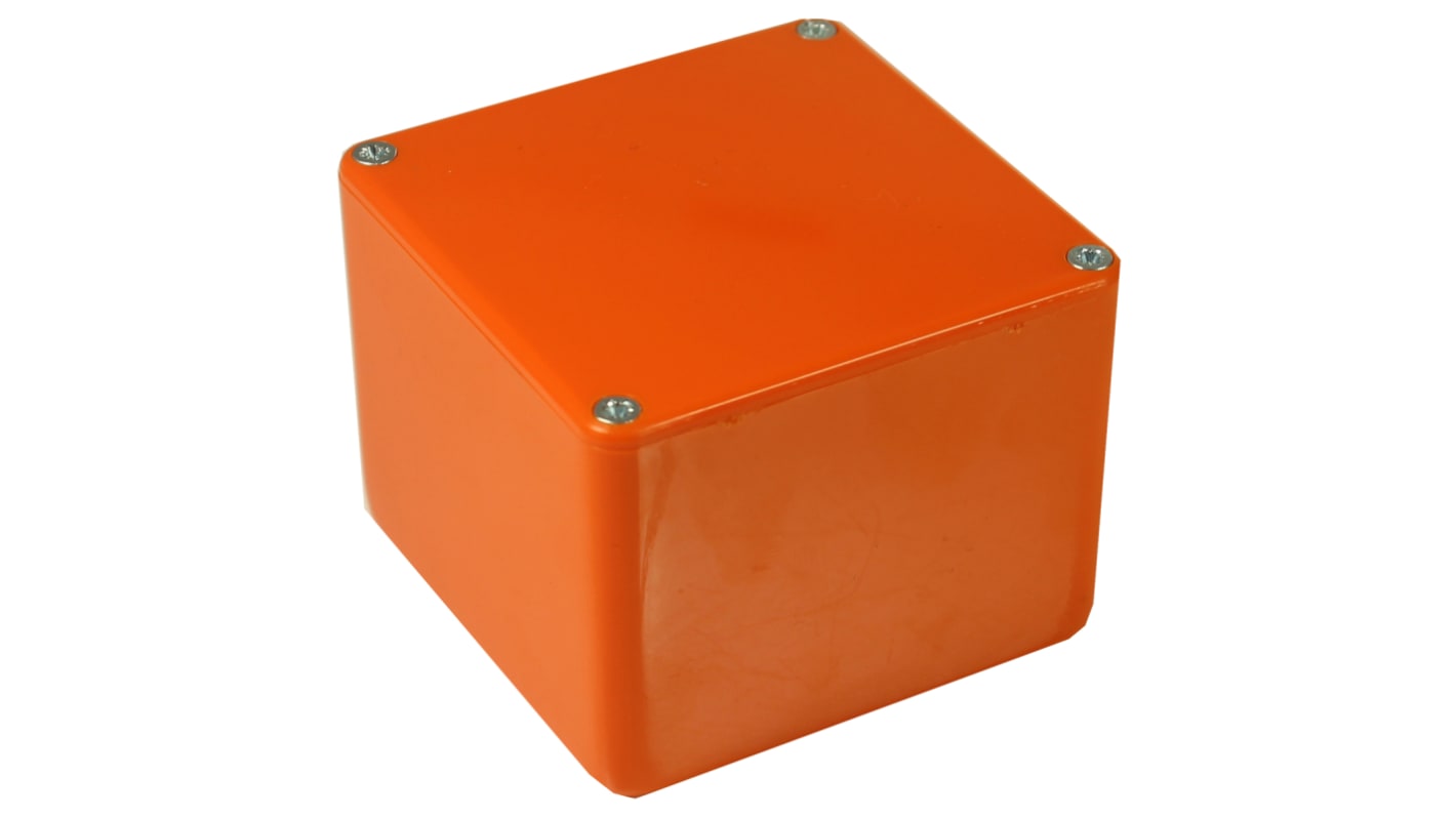 CAMDENBOSS 2000 Series Orange ABS Enclosure, IP54, Orange Lid, 55 x 55 x 42mm