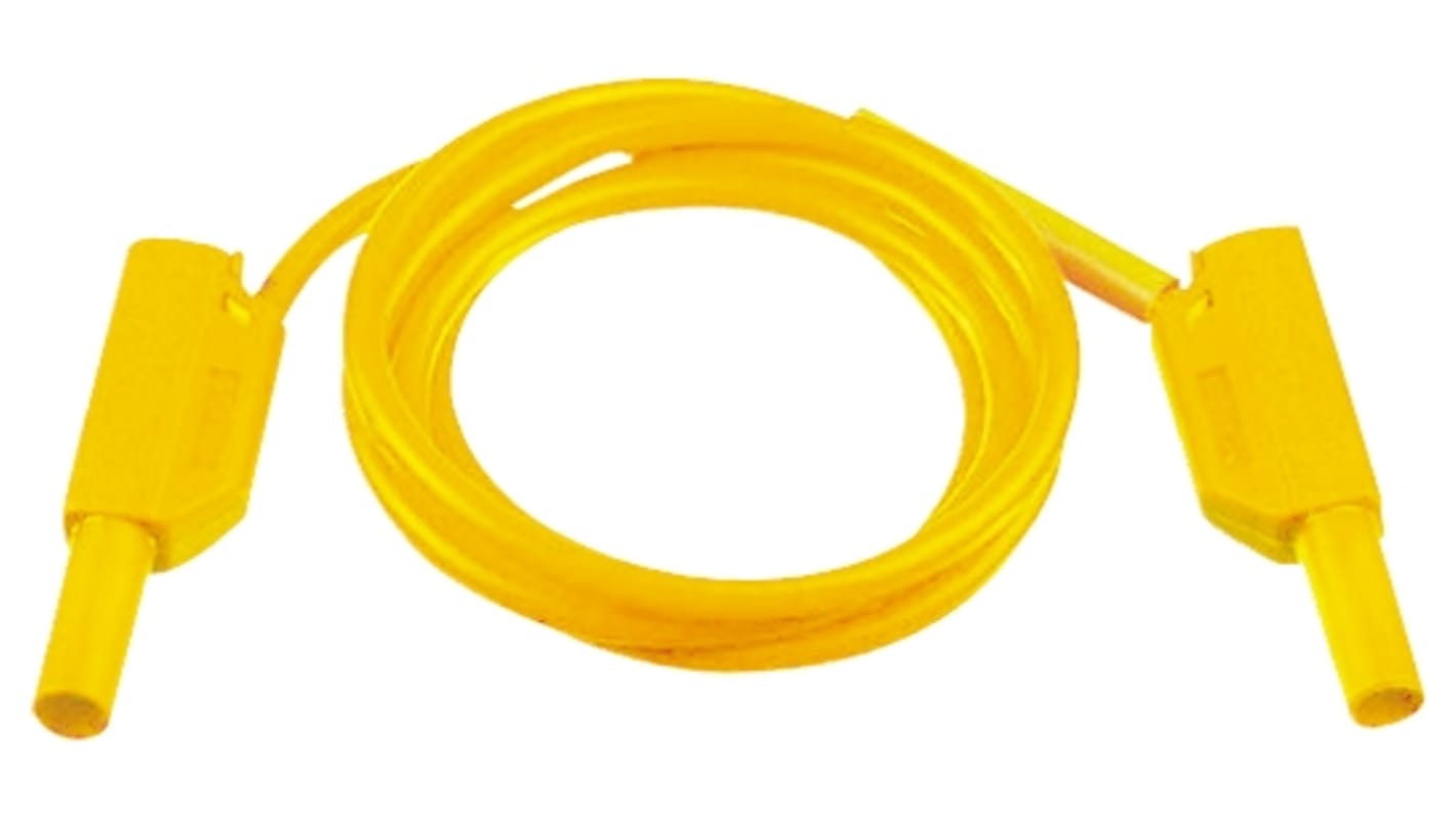 Staubli, 32A, 1 kV, Yellow, 1m Lead Length