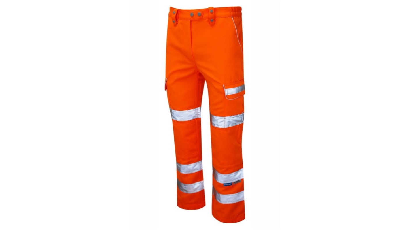 Praybourne PR336LDS Warnschutzhose, Orange, Größe 26Zoll x 27Zoll