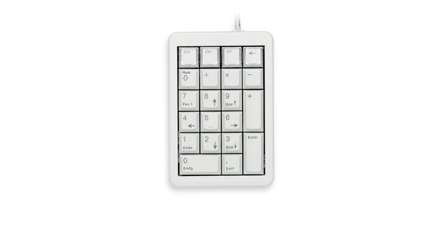 Pavé numérique Filaire USB Gris clair