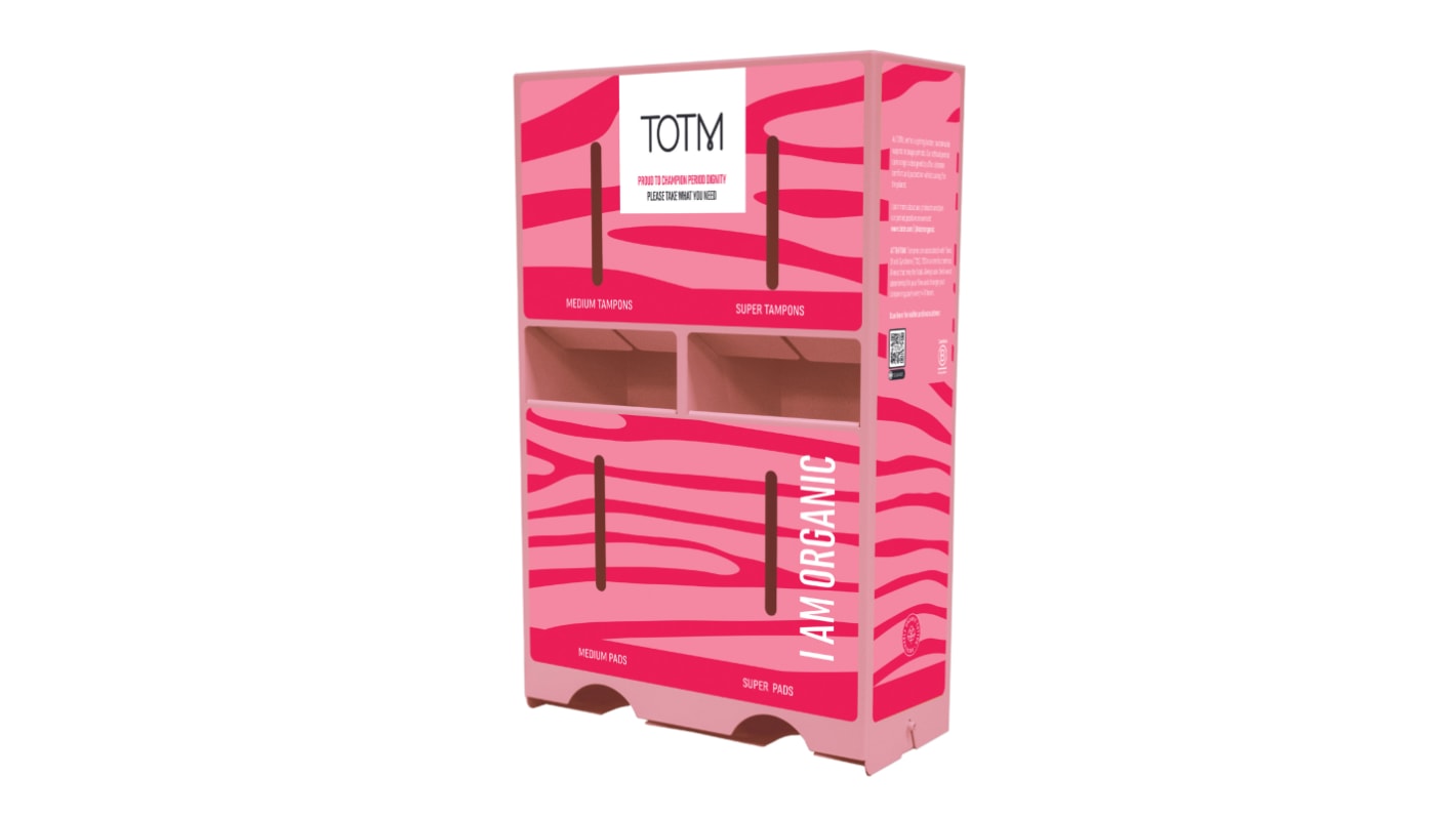 TOTM LIMITED 卫生巾互助盒, 壁挂式, 高474mm x 宽280mm x 深132mm