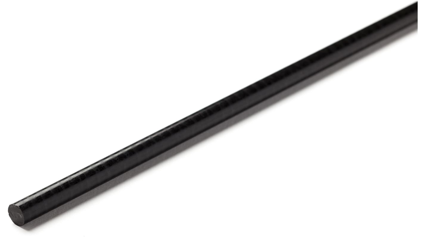 Varilla de acetal, Negro, 1m x 36mm