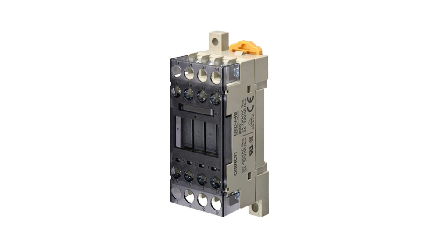Omron G6D-F4B Series Solid State Interface Relay, 3 A Load, DIN Rail, Surface Mount Mount