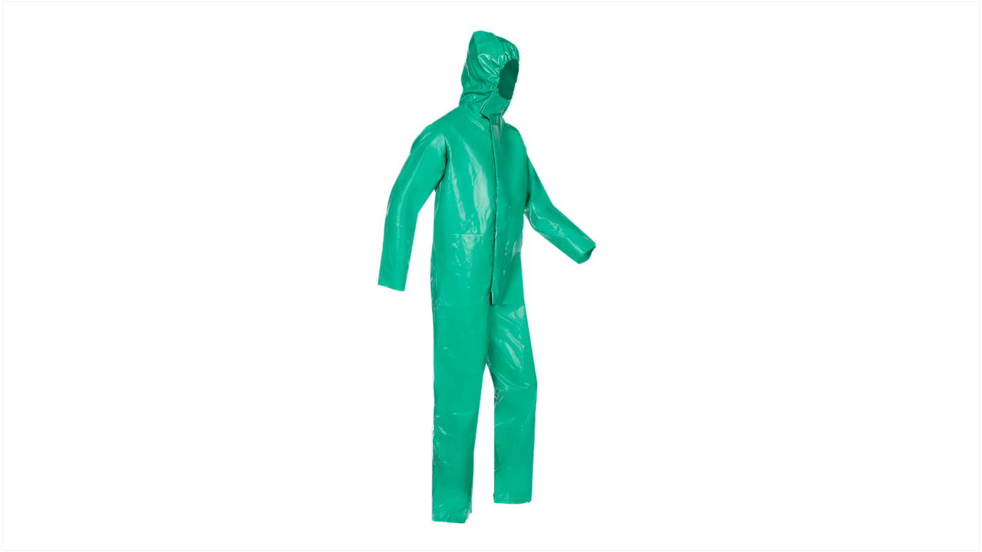 Tuta da lavoro Sioen Unisex tg. S, in Poliestere rivestito in PVC, col. Verde