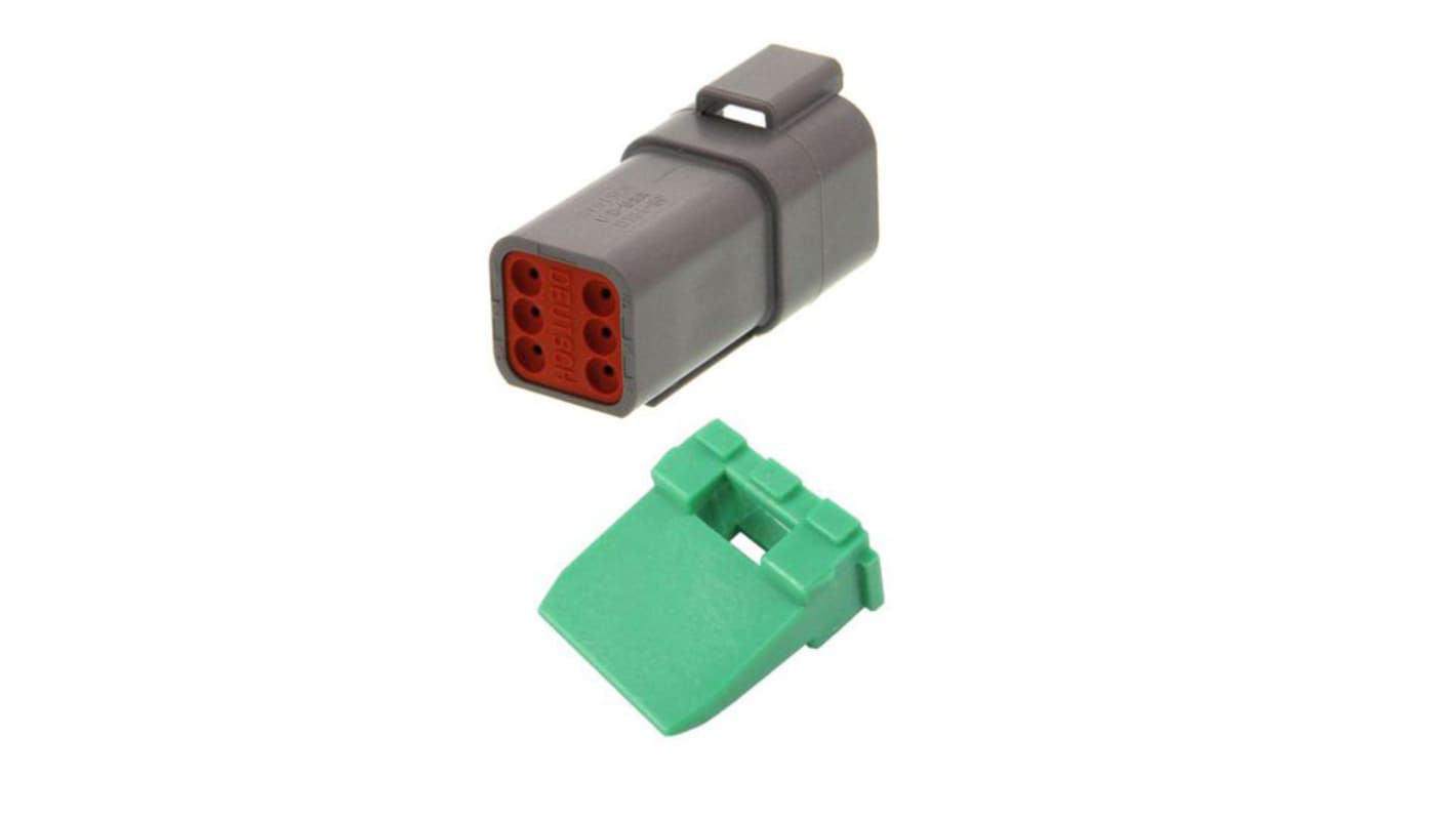 Connettore automotive TE Connectivity, Connettore maschio, 13A, 6 vie, 3 file